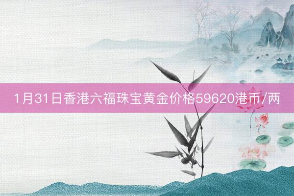 1月31日香港六福珠宝黄金价格59620港币/两