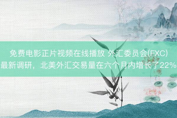 免费电影正片视频在线播放 外汇委员会(FXC)最新调研，北美外汇交易量在六个月内增长了22％