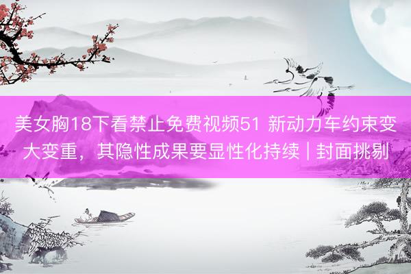美女胸18下看禁止免费视频51 新动力车约束变大变重，其隐性成果要显性化持续 | 封面挑剔